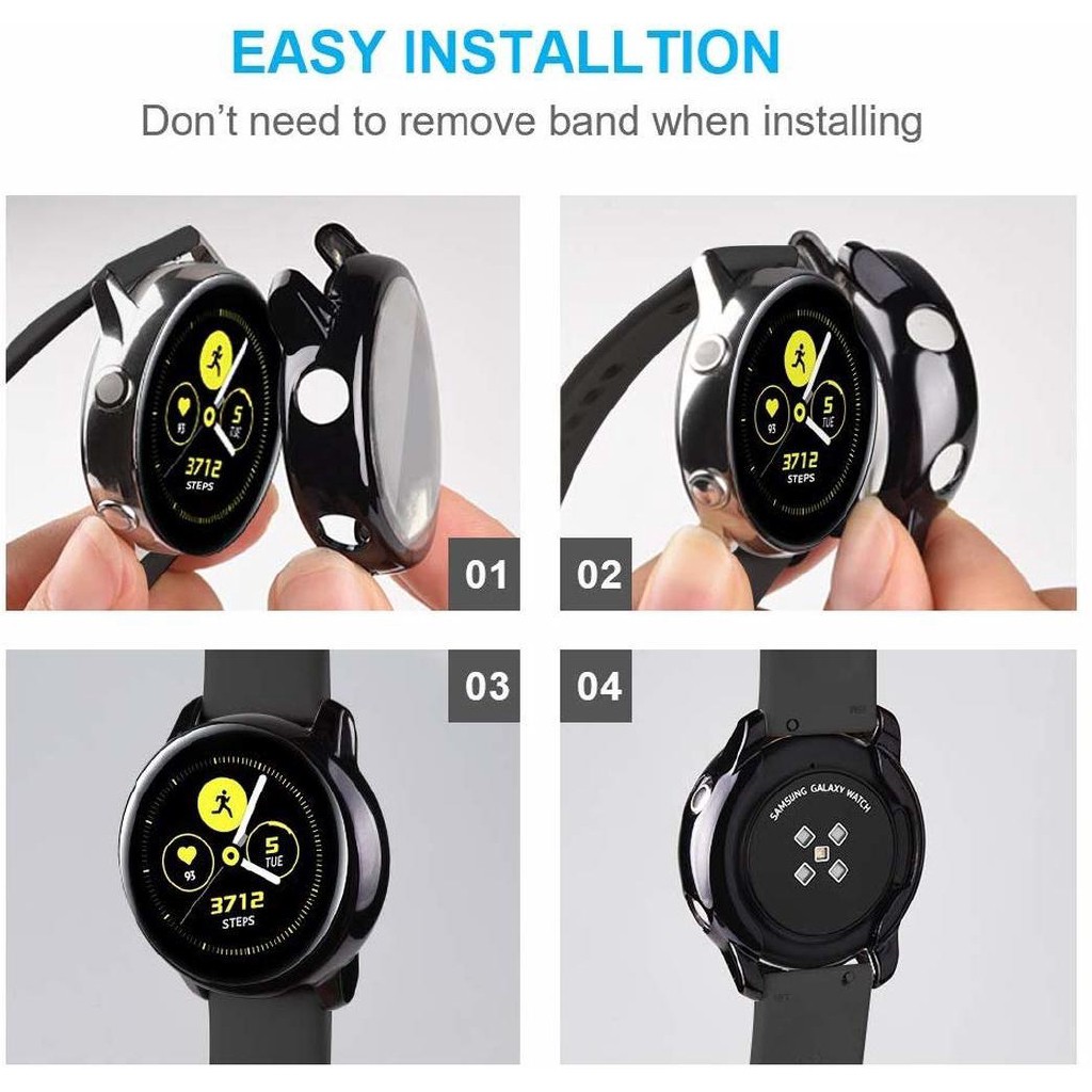 TBI FULL Casing Cover Active Watch 2 40 44mm Pelindung Samsung Galaxy