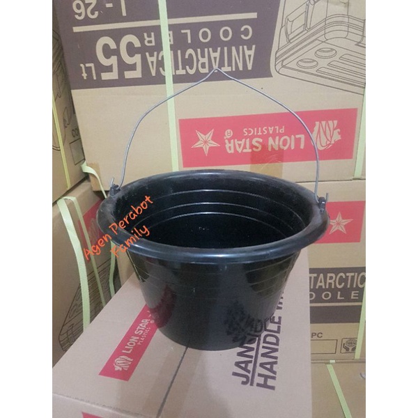 Ember Cor Hitam Kecil Murah / Ember Semen Anti Pecah / Ember Tukang