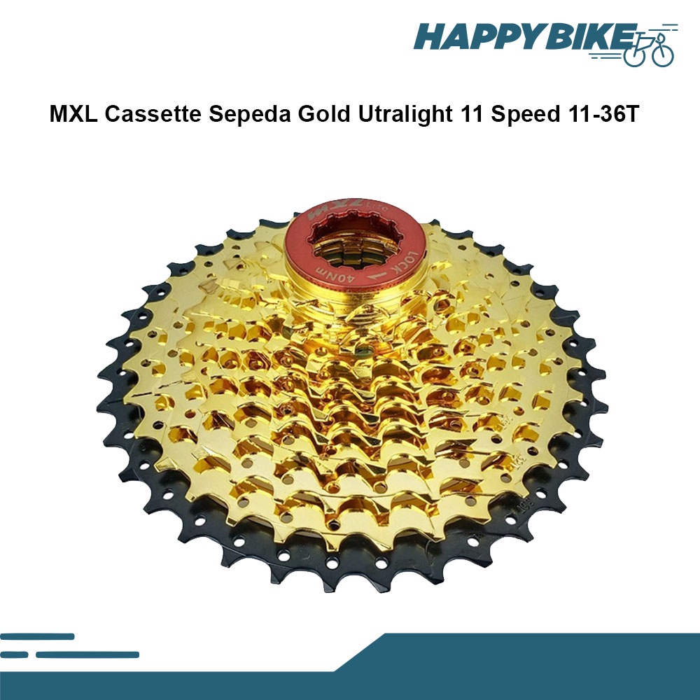 MXL Sprocket Sepeda Cassette Gold 11 Speed 11 - 36T MTB Road Bike