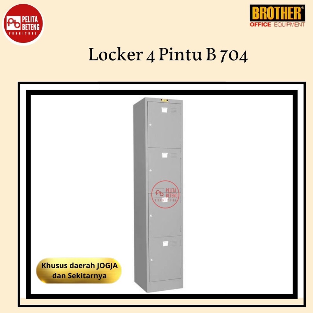 Jual Locker Besi Brother 4 Pintu B 704 Jogja | Shopee Indonesia