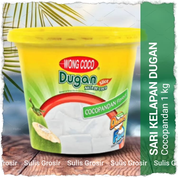 

Wong Coco Nata De Coco Dugan Slice Cocopandan 1kg