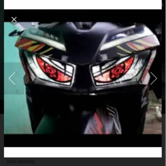 Stiker variasi lampu motor vario new 125-150