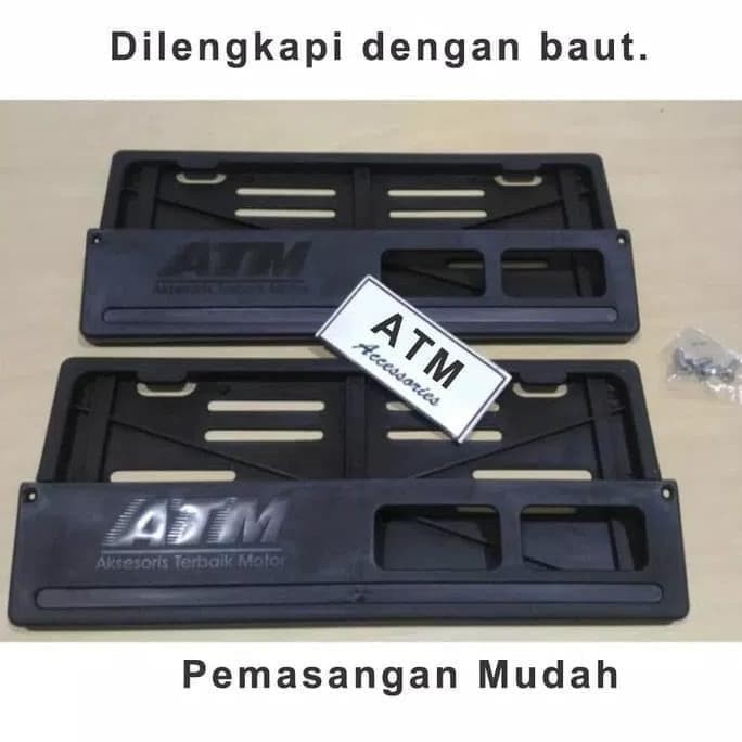 COVER PLAT NOMER MOTOR/tempat dudukan tatakan plat nomor motor honda yamaha suzuki