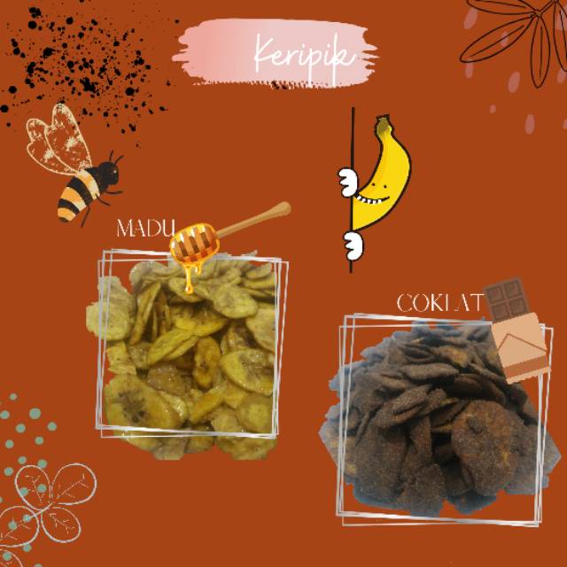 

Keripik pisang madu dan coklat