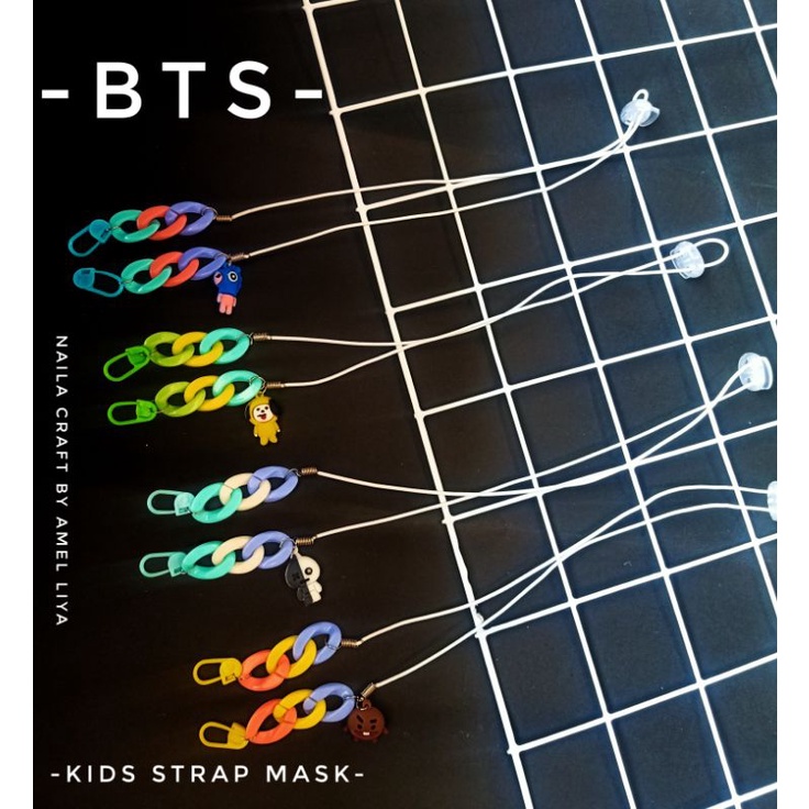 Strap Mask Kids BTS || Kalung Masker Anak BTS
