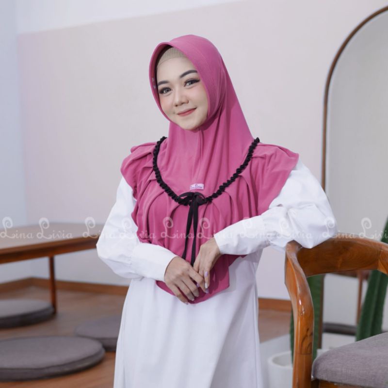 Bergo Zefanya jilbab instan by Linalivia hijab