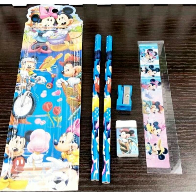

E218 - Mini Stationary Set / Set Alat Tulis Sekolah 5 In 1 / Pencil Set Alat Tulis Anak 5 In 1