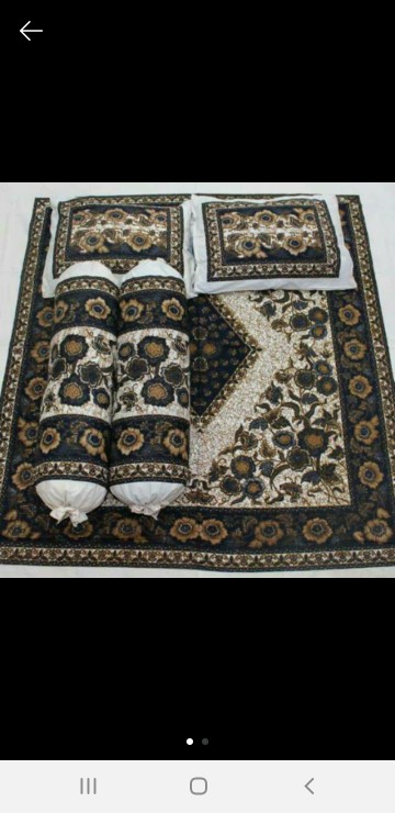 Sprei / Seprei Batik Pekalongan Motif bunga Klasik