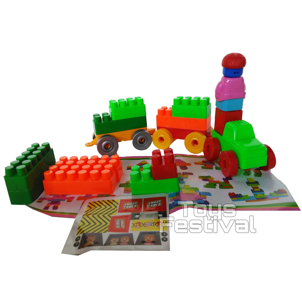 RR5008 Mainan Edukatif Intellect set Block Blocks Brick isi 16 pcs