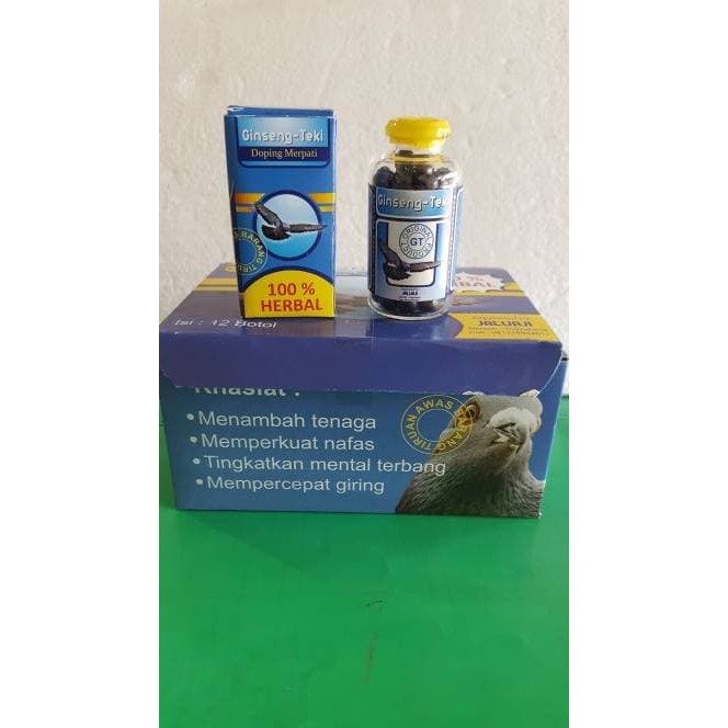GINSENG TEKI jamu herbal doping merpati pos..tambah tenaga - ju075