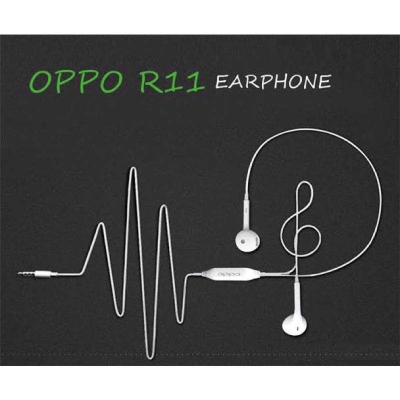 GROSIR HANDSFREE COPOTAN HF R11 KAPSUL ORIGINAL ULTRA CLEAR SOUND BY OPPO IS MUSIC EARPHONE