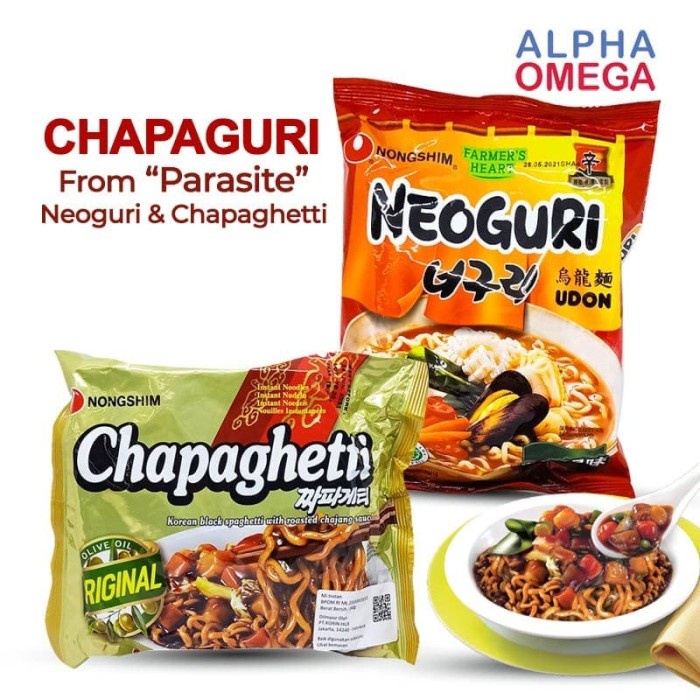 

s574gfd Chapaguri Ramdon (Chapaghetti & Neoguri) - Paket Parasite Mie Instant - Original Ff064151E