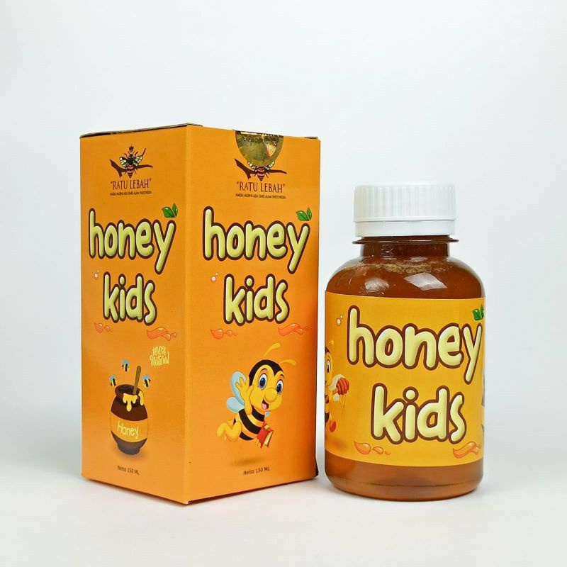 

Honey Kids Madu Anak Ratu Lebah 150 ML Extrak Bepollen Royaljelly Propolis