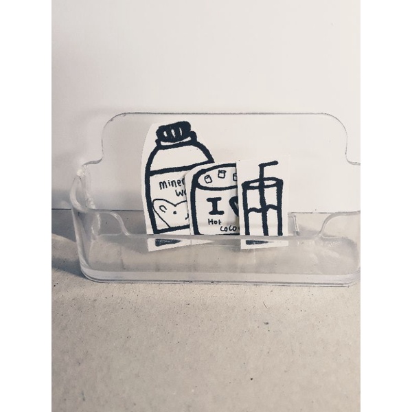 

Warm Hugs Big sticker #4 Drink series-sticker murah dan lucu l-Sticker colourable