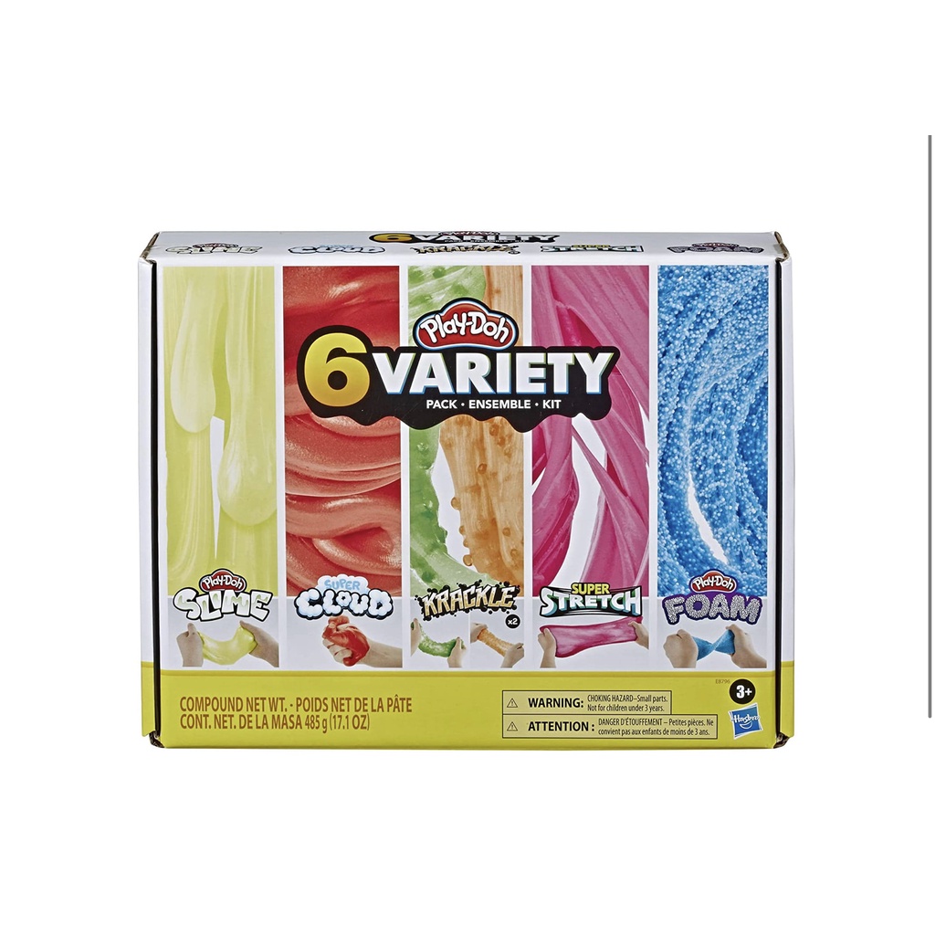 Playdoh Slime 6 Variety
