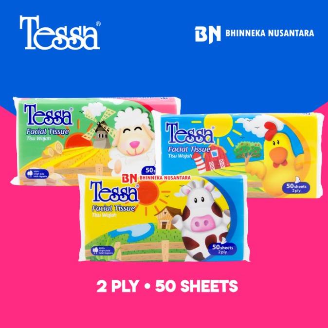 Tessa Travel Pack Tissue 50 Sheets