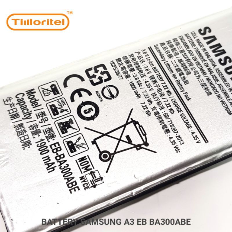 BATTERY BATERAI BATRE SAMSUNG A3 / EB BA300ABE