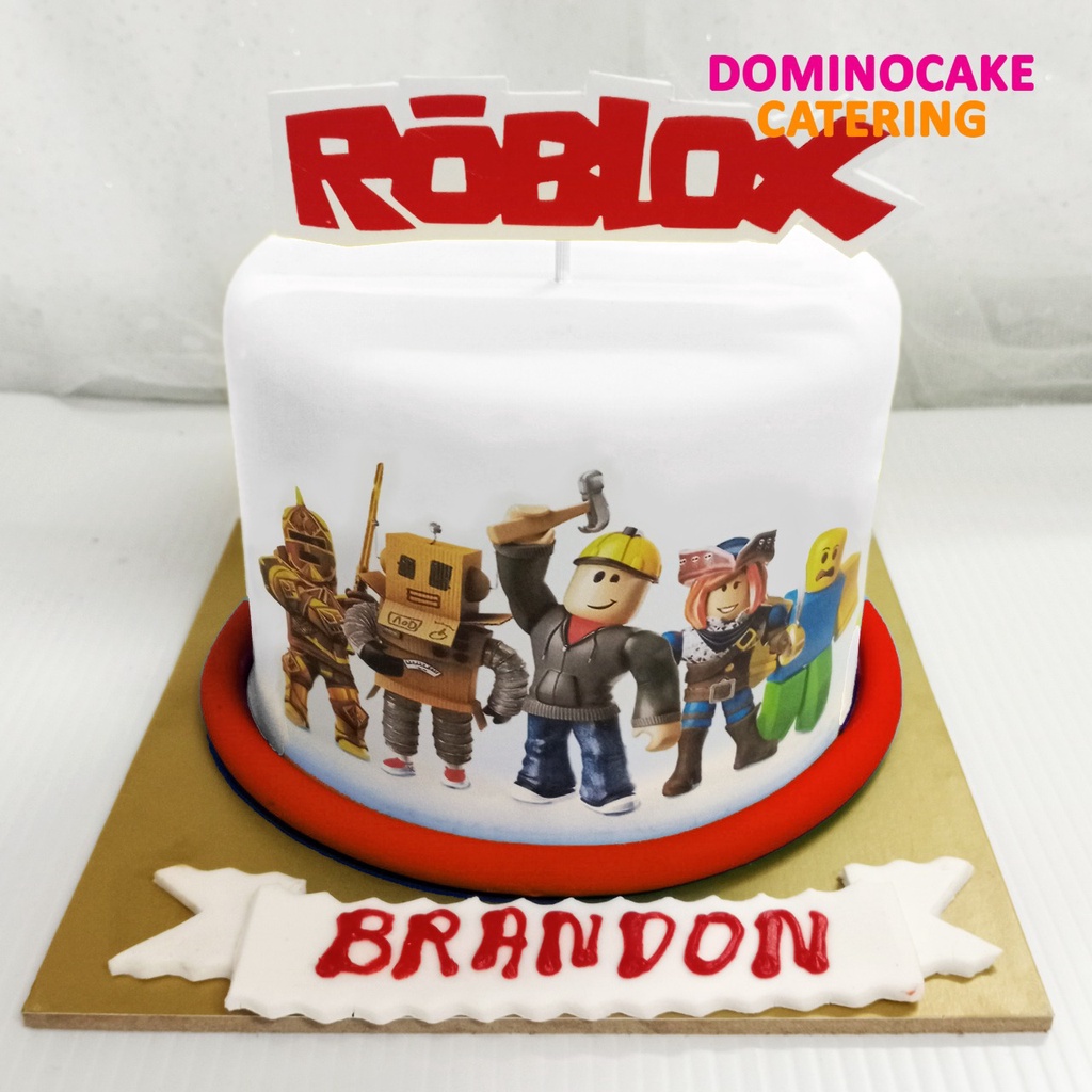 Jual Birthday Cake Roblox Mini Cake Kue Ulang Tahun Shopee Indonesia