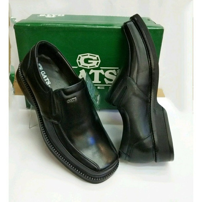 Sepatu pantofel gats rf 8007 hitam.asli gats indonesia