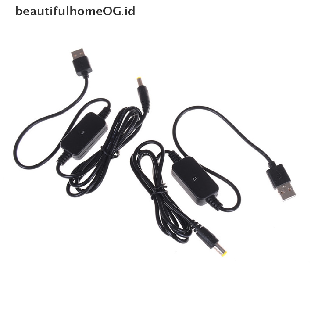 5v Ke 9v / 12v Jack 5.5x2.1mm Usb Step Up Konverter Konektor Dc-Dc