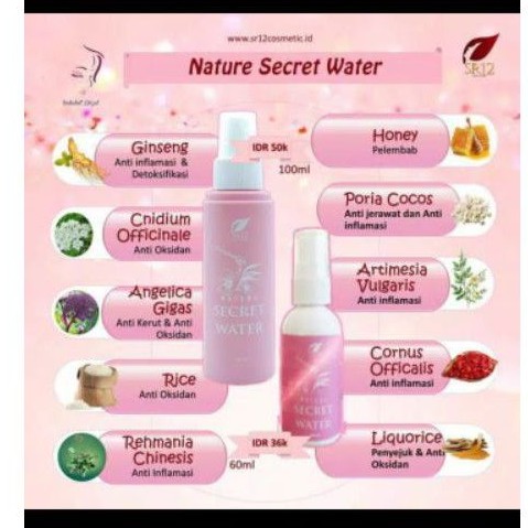 NATURE SECRET WATER SR12/TONER HERBAL LD FORCE
