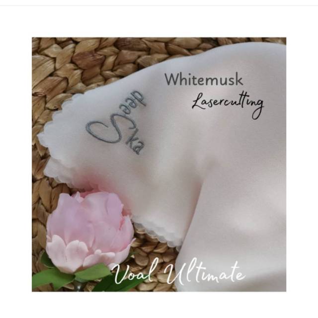 deeska scarves plain white musk