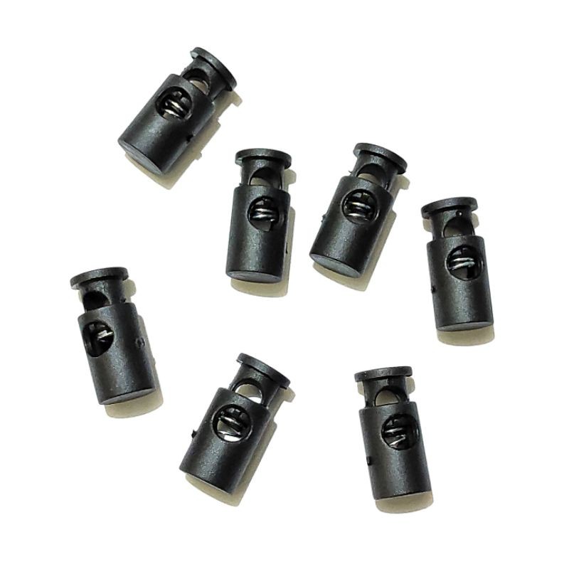 Stopper Tabung Tali 1 Lubang Bahan Plastik Pembatas Tali Kalung Masker