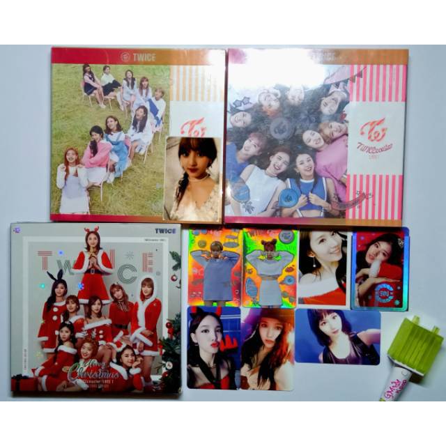 Twice album twicecoaster christmas tcl1 sana momo photocard