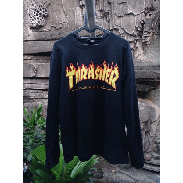 Longsleeve thrasher flame japan market