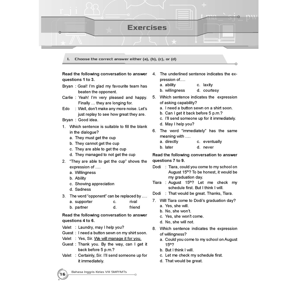 Buku Pendamping Bahasa Inggris Smp Mts Kelas 8 Kunci Jawaban Incer Shopee Indonesia