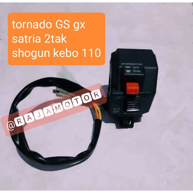 SAKLAR HOLDER KANAN TORNADO GS GX SATRIA 2 TAK SHOGUN KEBO 110 BERKUALITAS