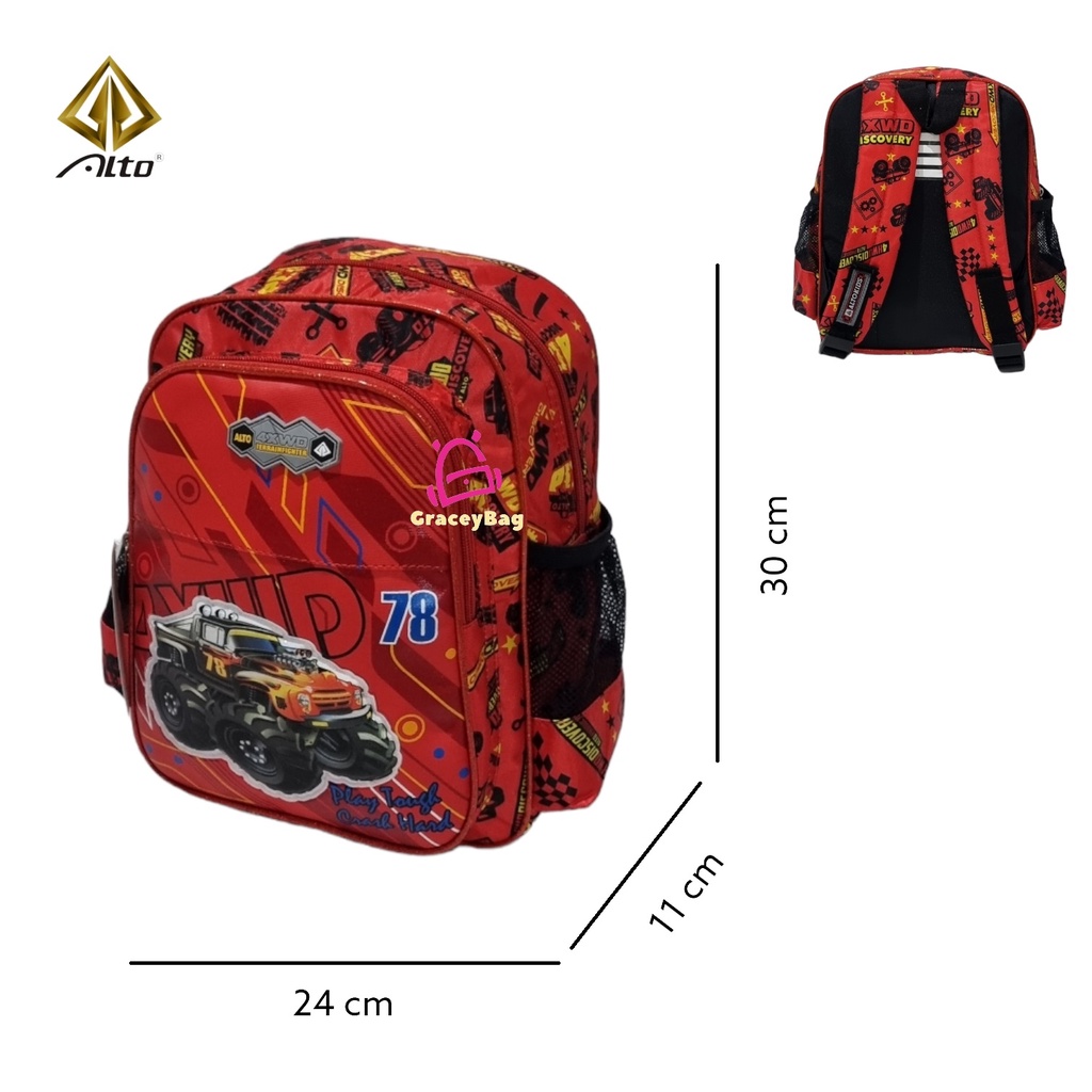 GB-48777X Tas Ransel Anak Laki-laki untuk PAUD / Tas Sekolah Alto 4XWD