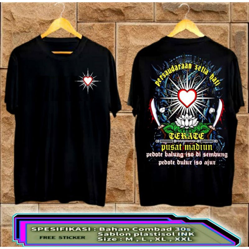 Kaos PSHT pusat madiun free stiker