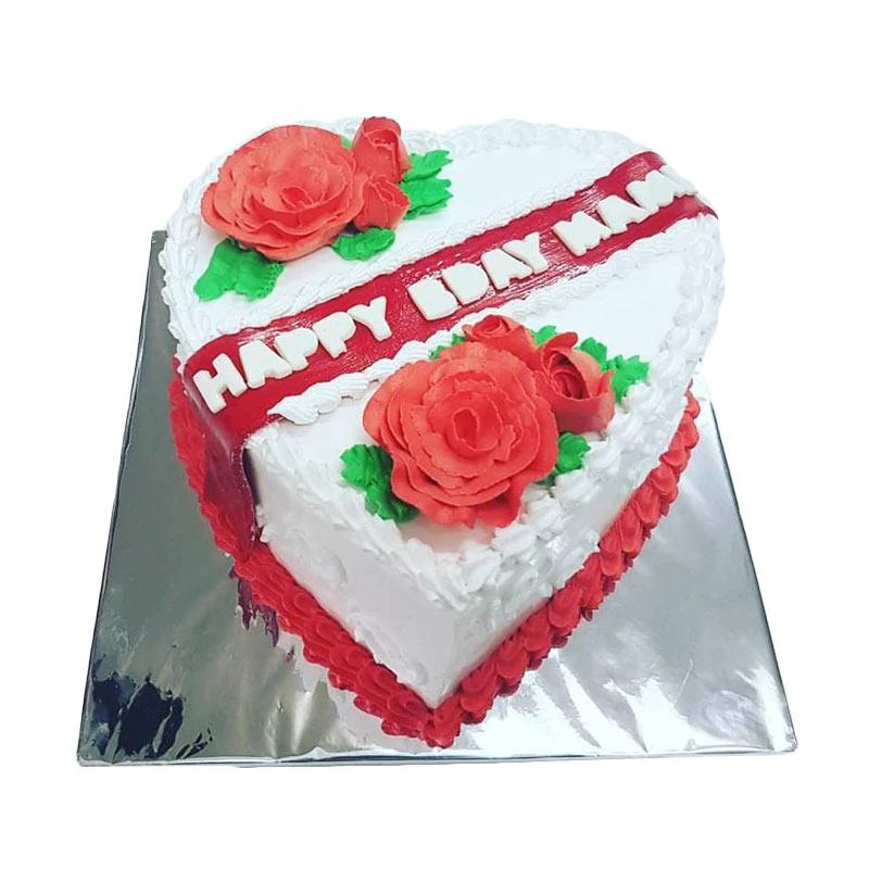 

The Sweet Recipe Heart Cake Kue Tart Buttercream