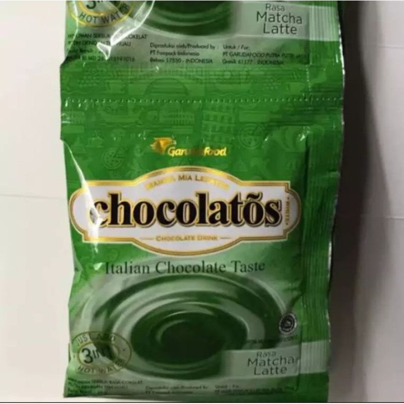 

chocolatos matcha sachet