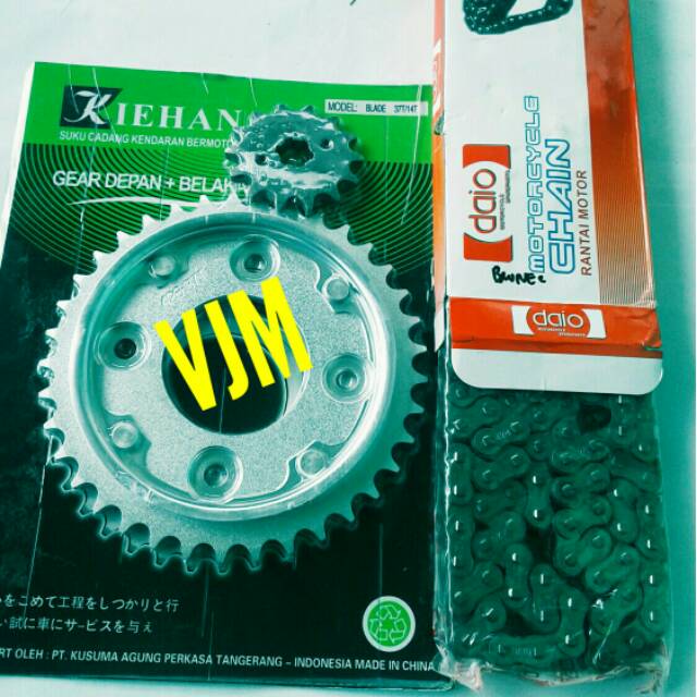 GEAR  SET GIR PAKET RANTAI REVO ABSOLUTE BLADE