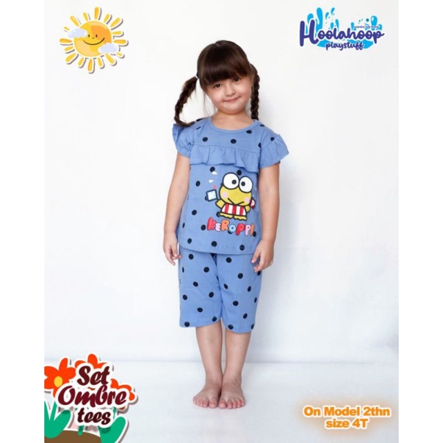 HOOLAHOOP OMBRE TEES SET Size : 2-10T