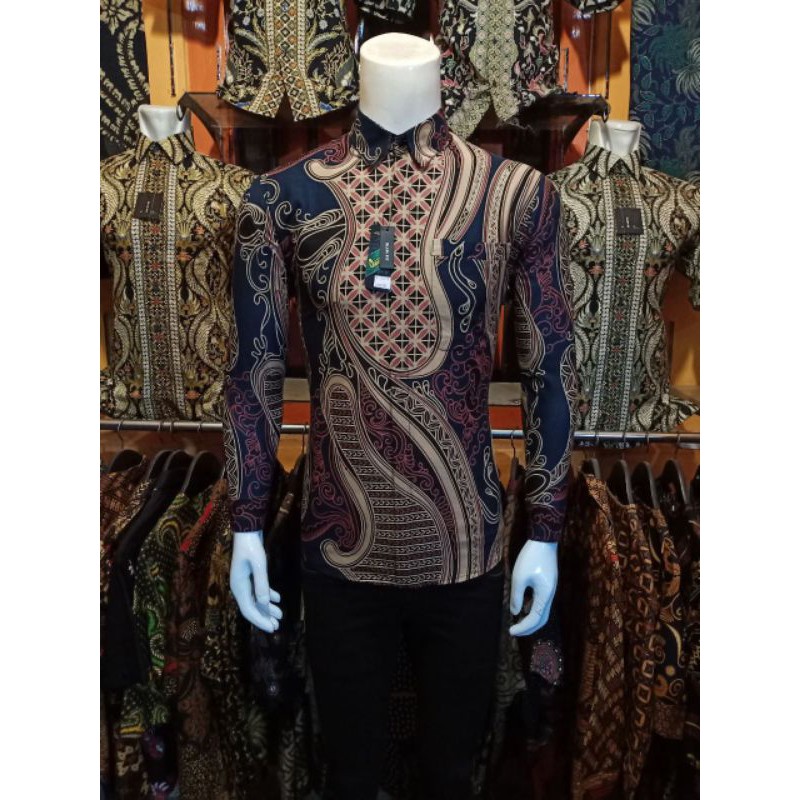 KEMEJA BATIK PRIA LENGAN PANJANG KEMEJA BATIK LENGAN PANJANG PRIA KEMEJA BATIK BATIK ASLI PEKALOMGAN