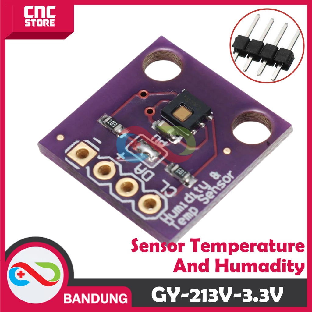 GY-213V-HDC1080 HIGH PRECISION TEMPERATURE AND HUMIDITY SENSOR MODULE