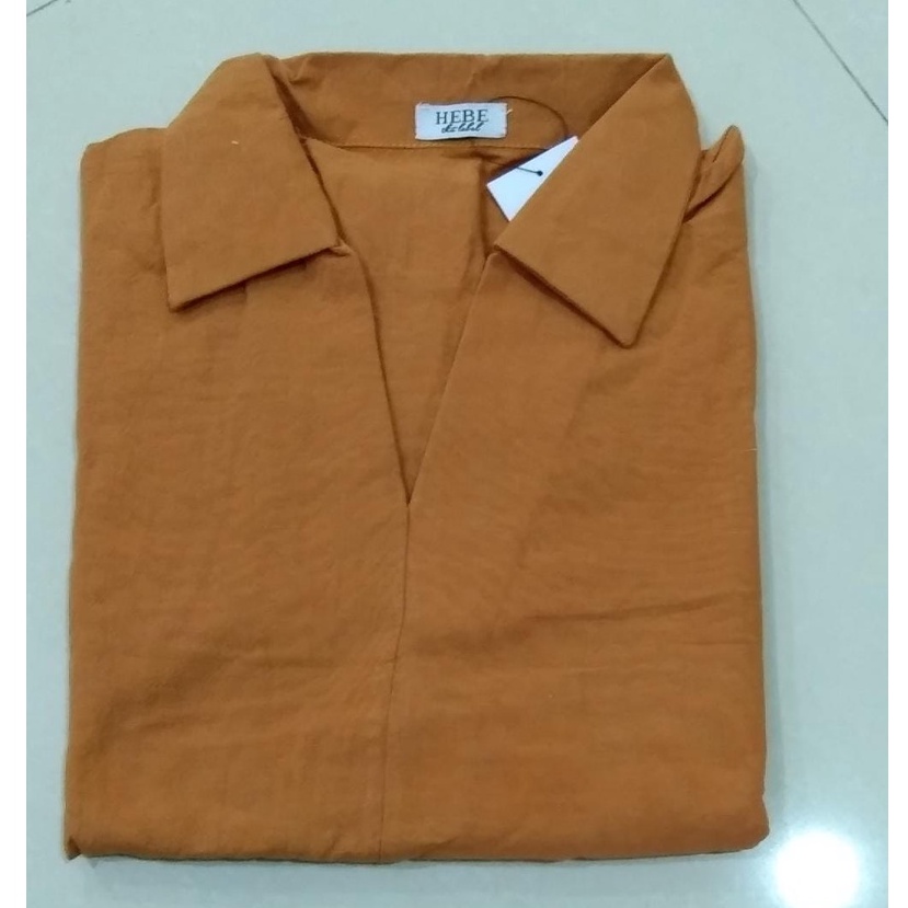 Zion Set - Baju Celana Setelan Wanita-Camel