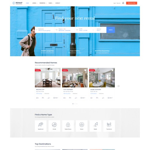 Traveler v2.8.8 - Tema / Theme / Template Travel Site WordPress