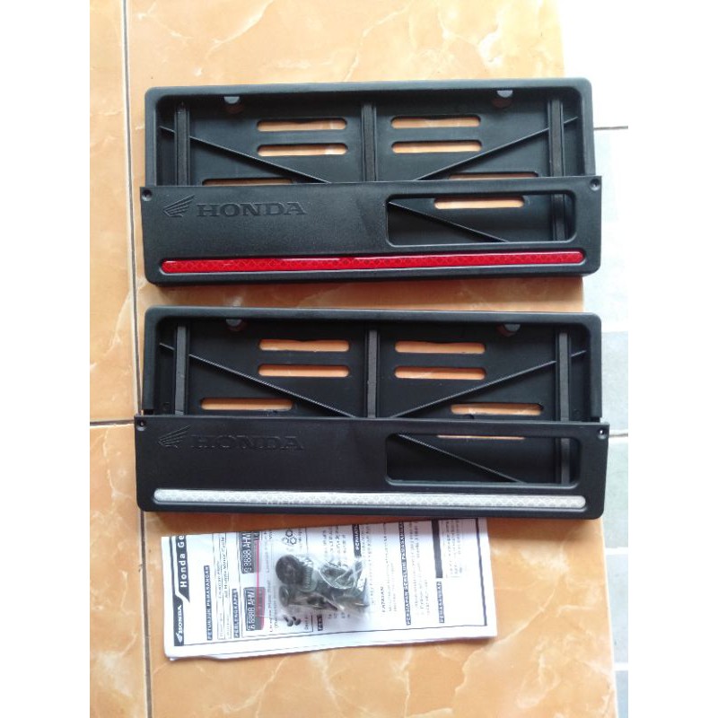 cover plat nomor ori honda