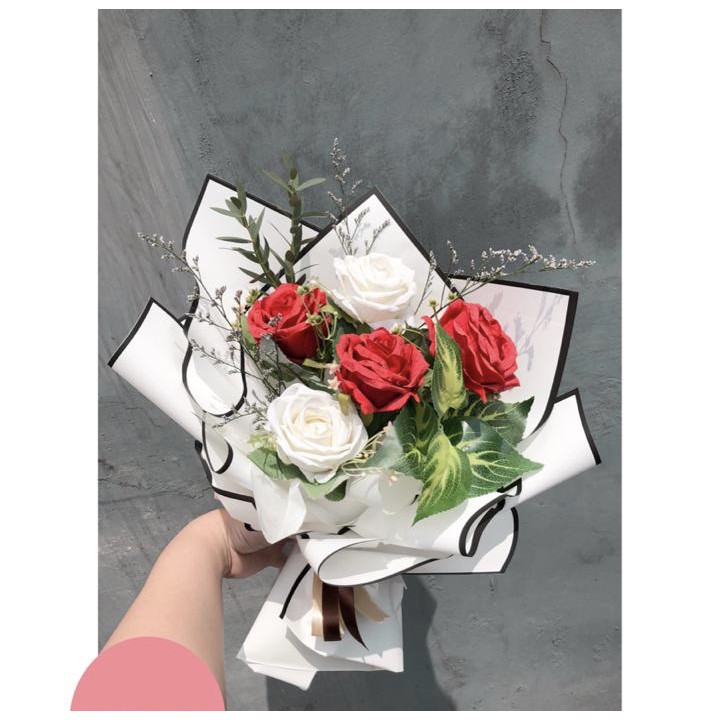 Bouquet Buket Bunga Artificial Palsu Mawar