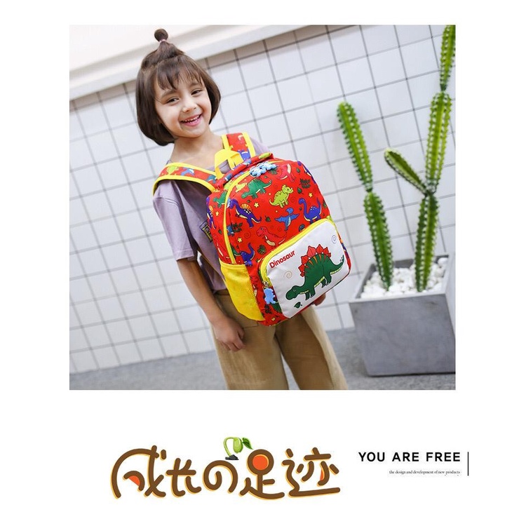 Tas backpack Anak Laki-laki / Perempuan Gambar Dinosaurus Import CB09