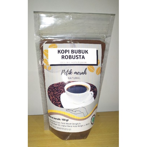 

KOPI BUBUK ROBUSTA 150 GRAM