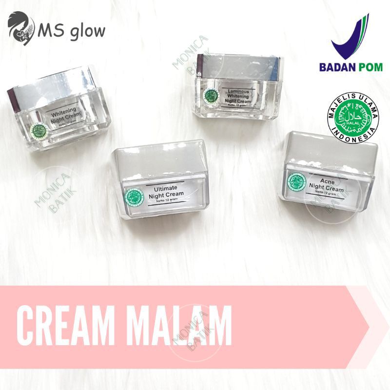 krim malam ms glow