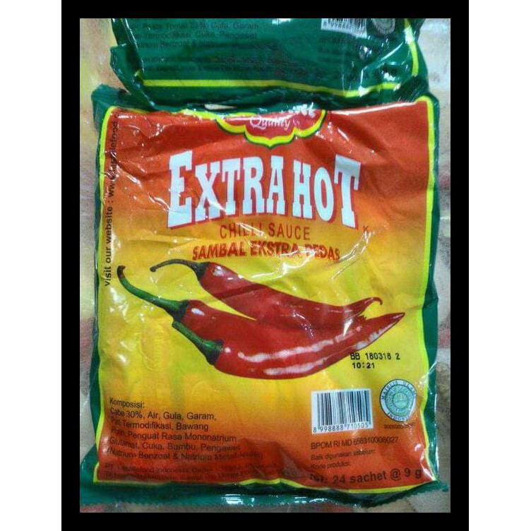 

Saus Delmonte Extrahot Sachet 24S Termurah