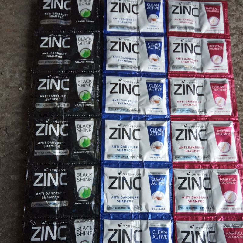 shampoo zinc sachet