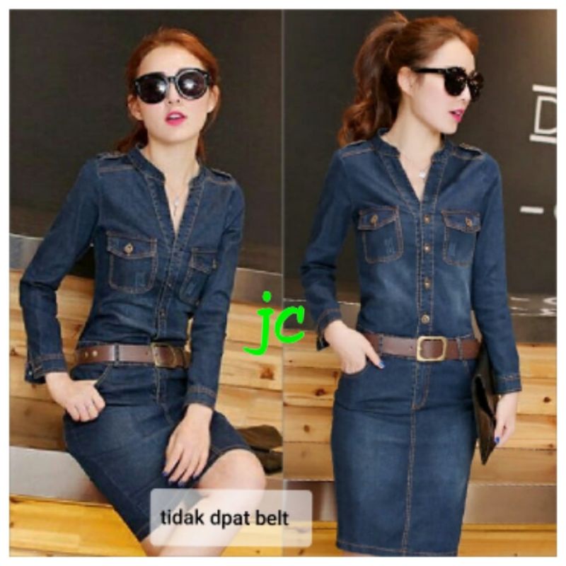 JCZR - Serena Dress / Dress Jeans Wanita Terbaru