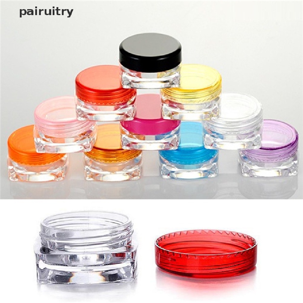 Prt Toples Kosong 3g / 5g Untuk Eyeshadow / Krim Wajah / Lip Balm PRT